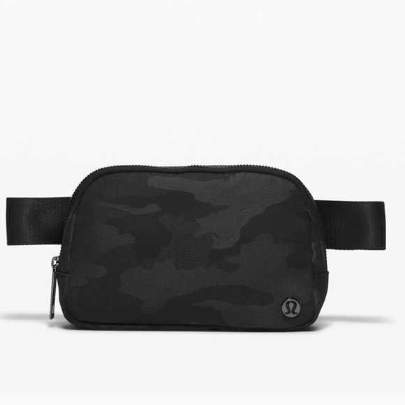 white camo lulu fanny pack